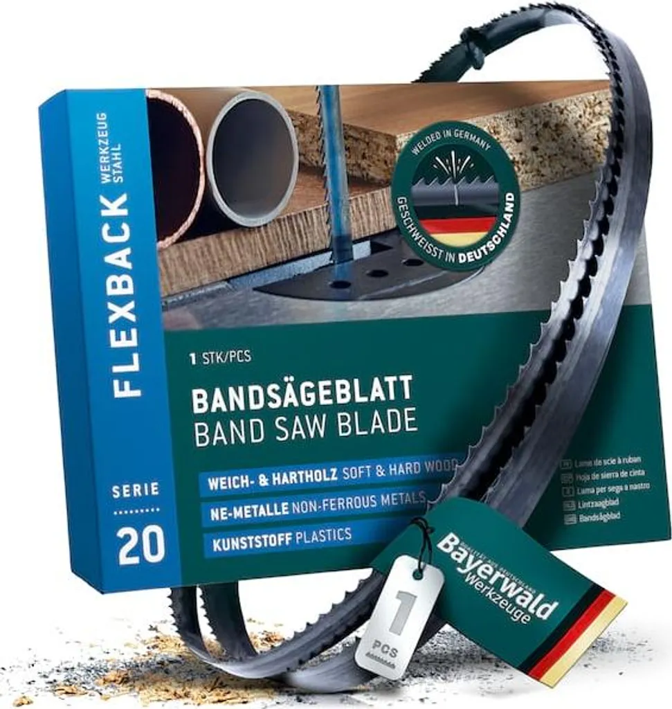 Lame scie ruban bois 2240mm pour délignage et découpes transversales