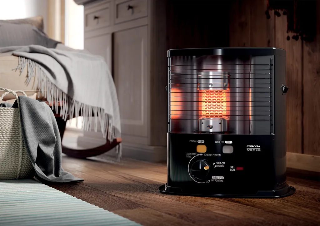 Poêle à pétrole à mèche 2400W haute performance - Chauffage autonome