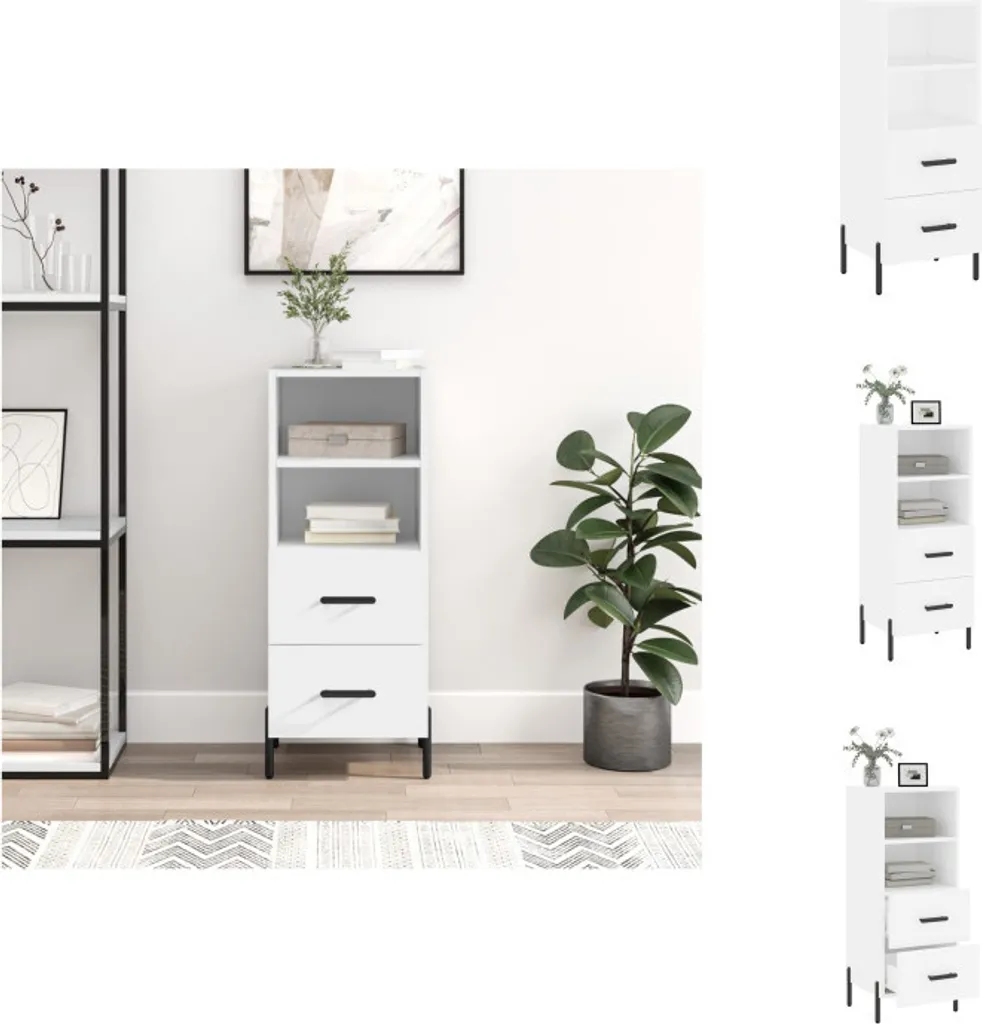 Credenza Economica Bianca vidaXL 34,5x34x90 cm | Offerta Arredo
