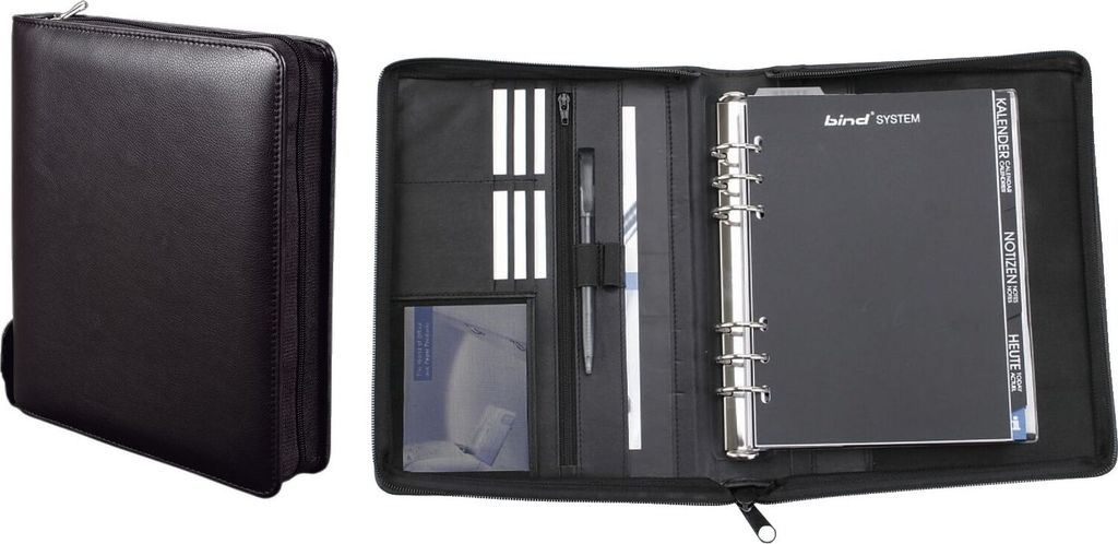 Bind® T, planificador A5 para oficina, de cuero sintético, Imagen del producto 