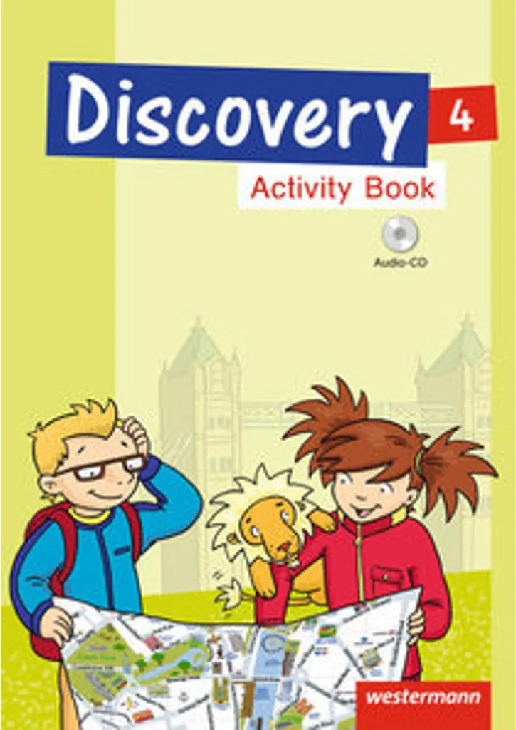 Cahier Discovery 3-4 Activity Book 4 avec CD audio d'anglais inclus