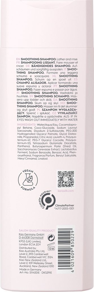 Kerasilk Essential Taming Shampoo for Unruly and Frizzy Produktbild 2