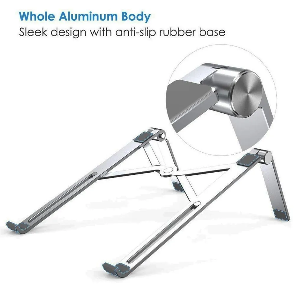 Support tablette pour visioconférence et télétravail - Aluminium Pro - 3