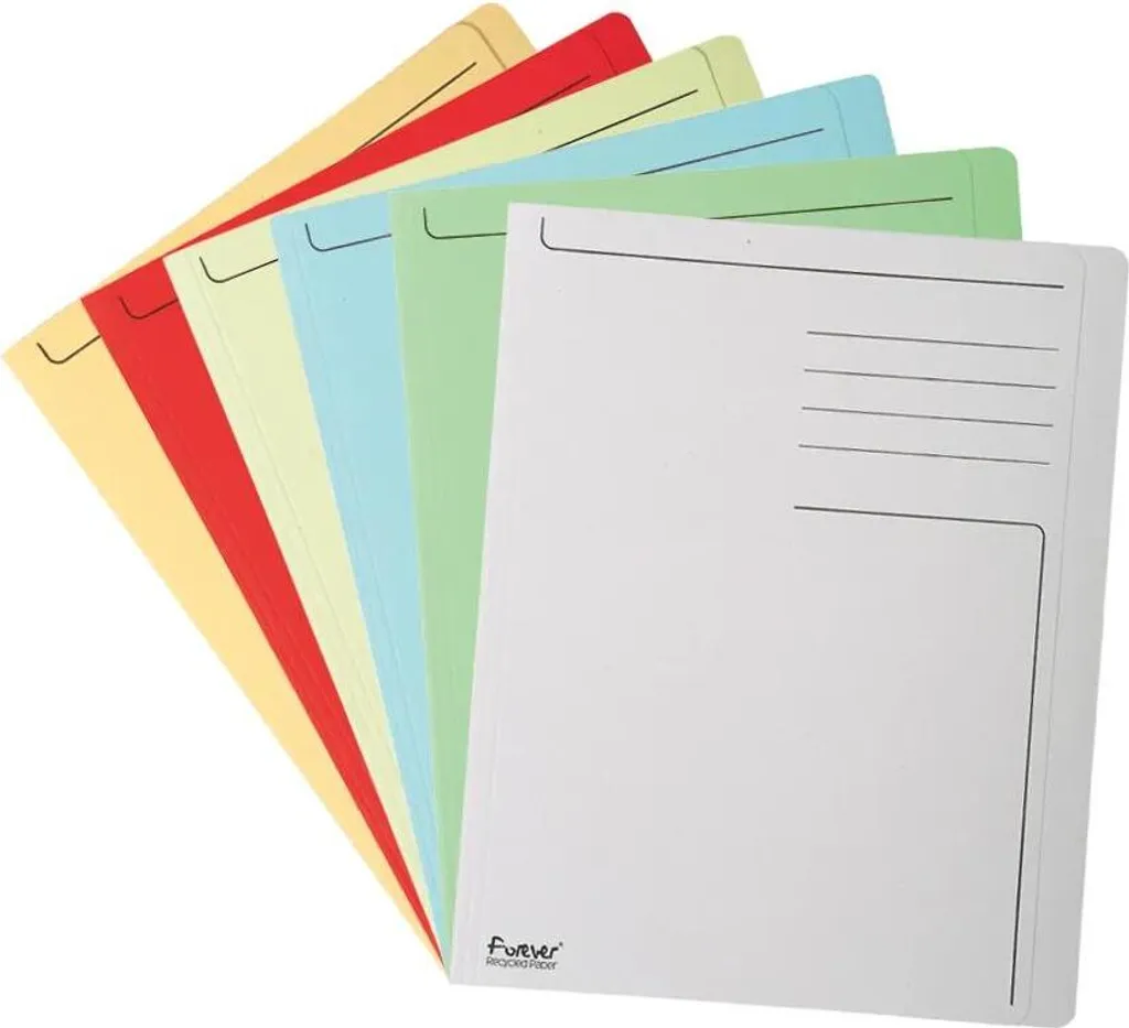 Chemises A4 280g Bleu Clair : Stop aux Documents Cornés - 100 Unités - 3