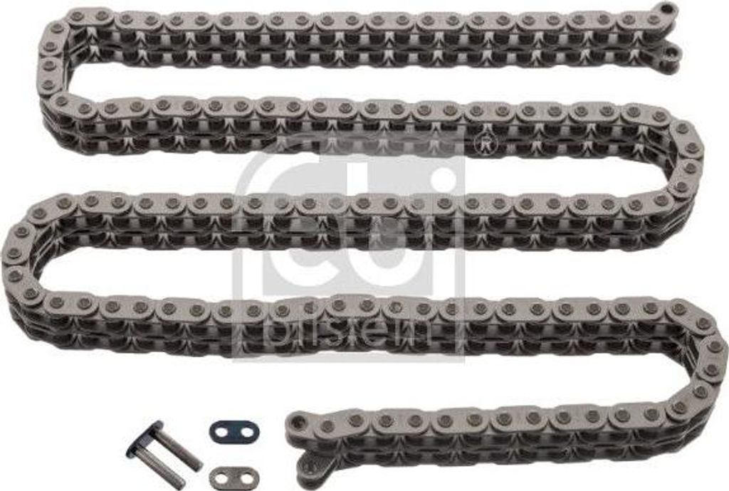 FEBI BILSTEIN 12086 Steuerkette OE A0039974894 kompatibel mit C-Klasse, E-Klasse, G-Klasse, S-Klasse, Sprinter, T1, V-Klasse, Vito, Focus, Lanc Y, ...