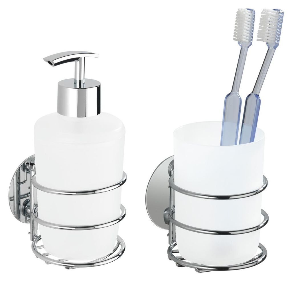 WENKO Turbo-Loc® Seifenspender Dosierer ohne bohren Zahn Produktbild 