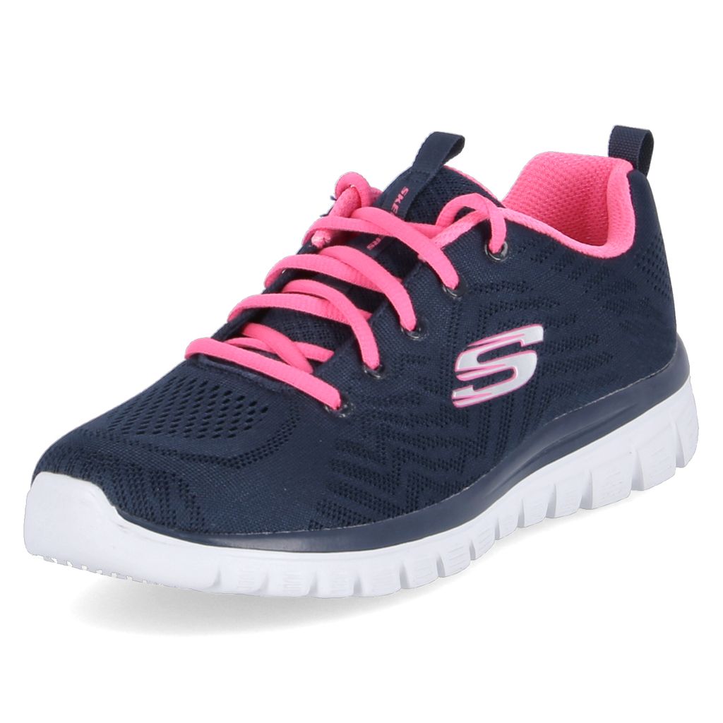 Skechers Sneaker Low GET CONNECTED Damen Textil Blau Größe: Produktbild 
