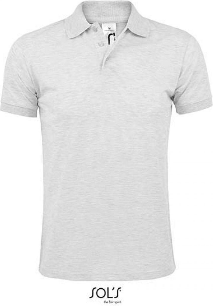 SOLs 00571 | MenŽs Polo Shirt Prime - Farbe: Ash (Heather) - Größe: 5XL