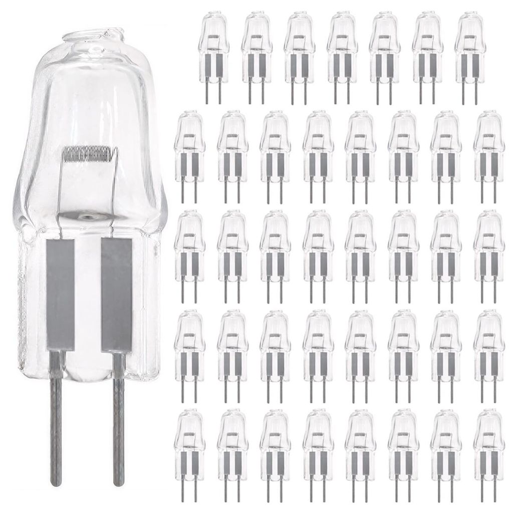 Modee G4 Halogenlampe 12V - 20W 300lm - Steckbare Halogenlampen - Warmweißes Licht - Dimmbar - 40 Halogenlampen