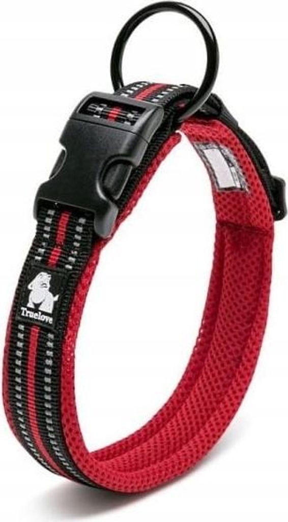 ROTES REFLEKTIERENDES TRUELOVE S Hundehalsband