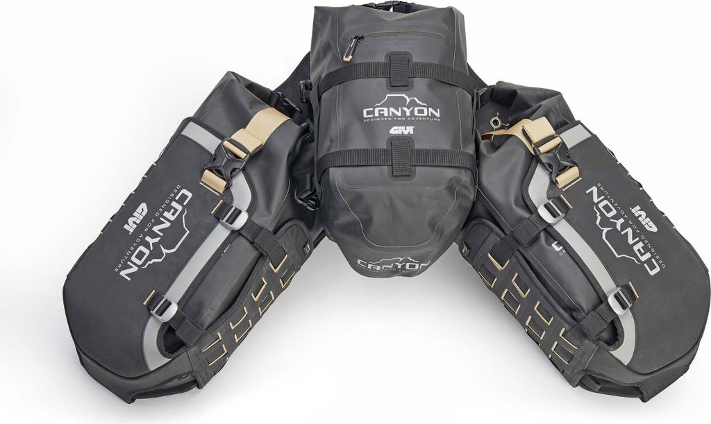 GIVI GRT721B Kit de sacoches de selle CANYON avec support Image du produit 