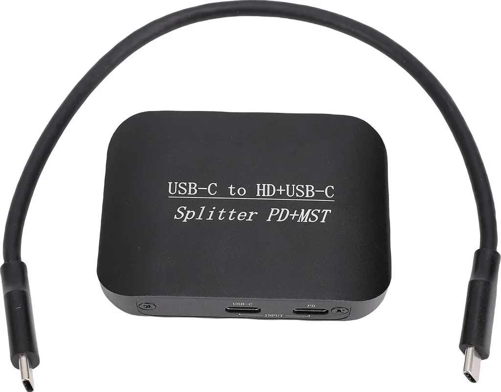 Adaptateur Type C vers HDMI Splitter Iron 4K 60Hz avec port de charge PD