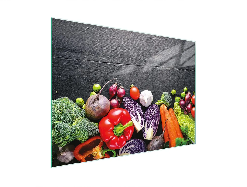 Tagliere Piastra di copertura per fornelli Tagliere in vetro multiplo 30x22 cm Legno vegetale