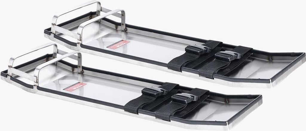 Concrete Knee Boards Stainless Steel, 28'' x 8'' Concrete Sliders, Knee Boards For Concrete, Concrete Knee Pads Pair Moving Sliders, with Board Str...
