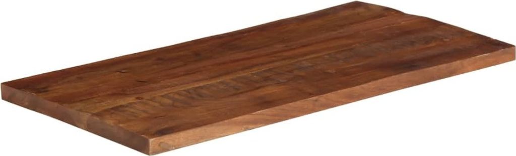 Piano Tavolo 120x70x2,5 cm Rettangolare in Massello di Immagine del prodotto 