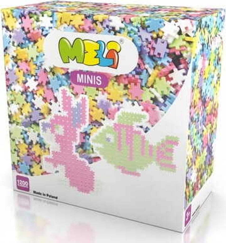Stavebné kocky Meli Minis Pastel 1200 Plastové stavebné Obrázok produktu 