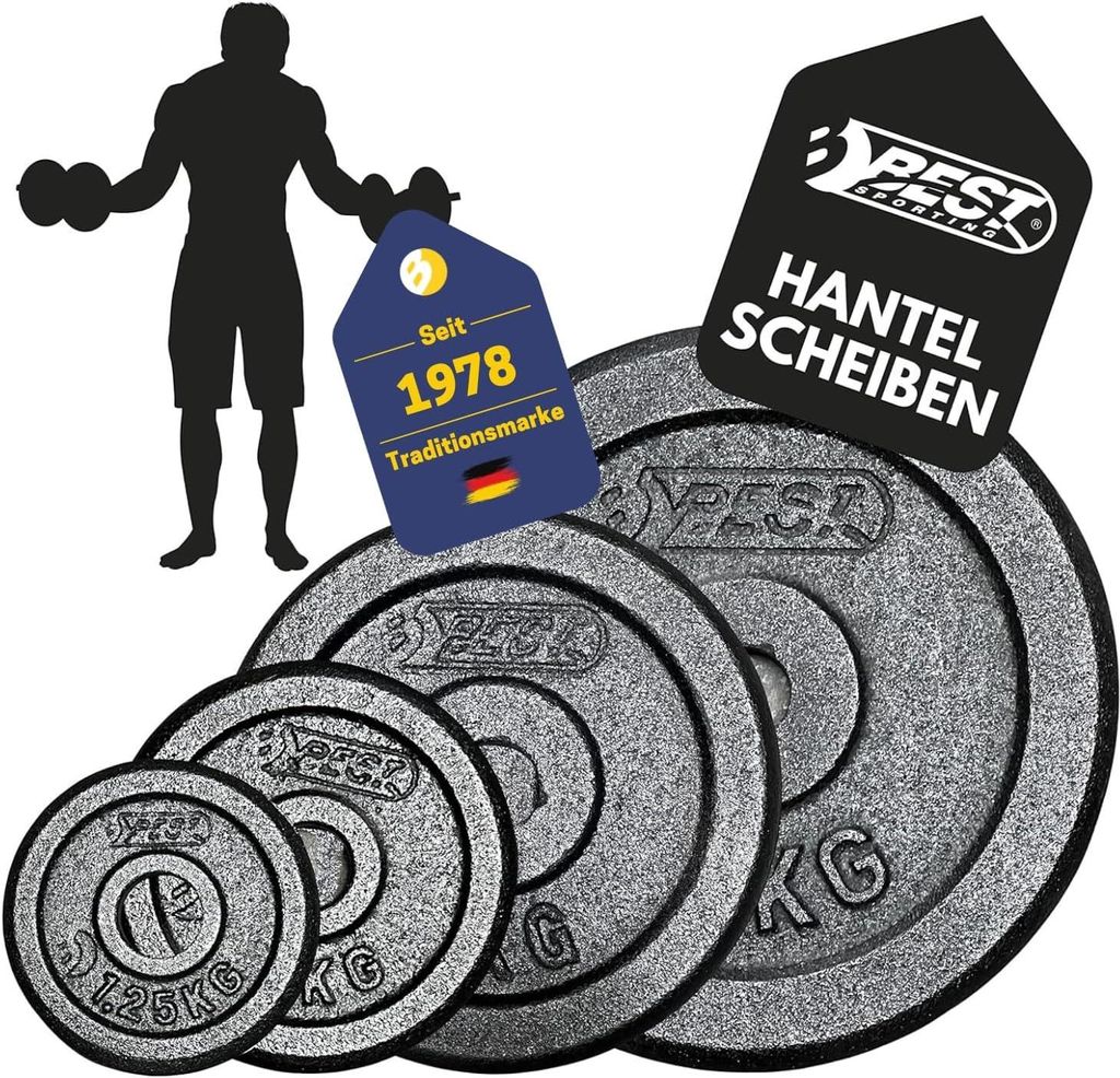 Best Sporting Gewichte Hantel PRO I Hantel Gewichte Set Image du produit 