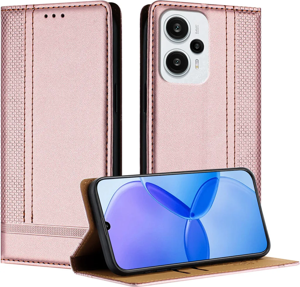 Cover Sicura Rosa per Xiaomi Poco F5 | Protezione Schermo e Supporto
