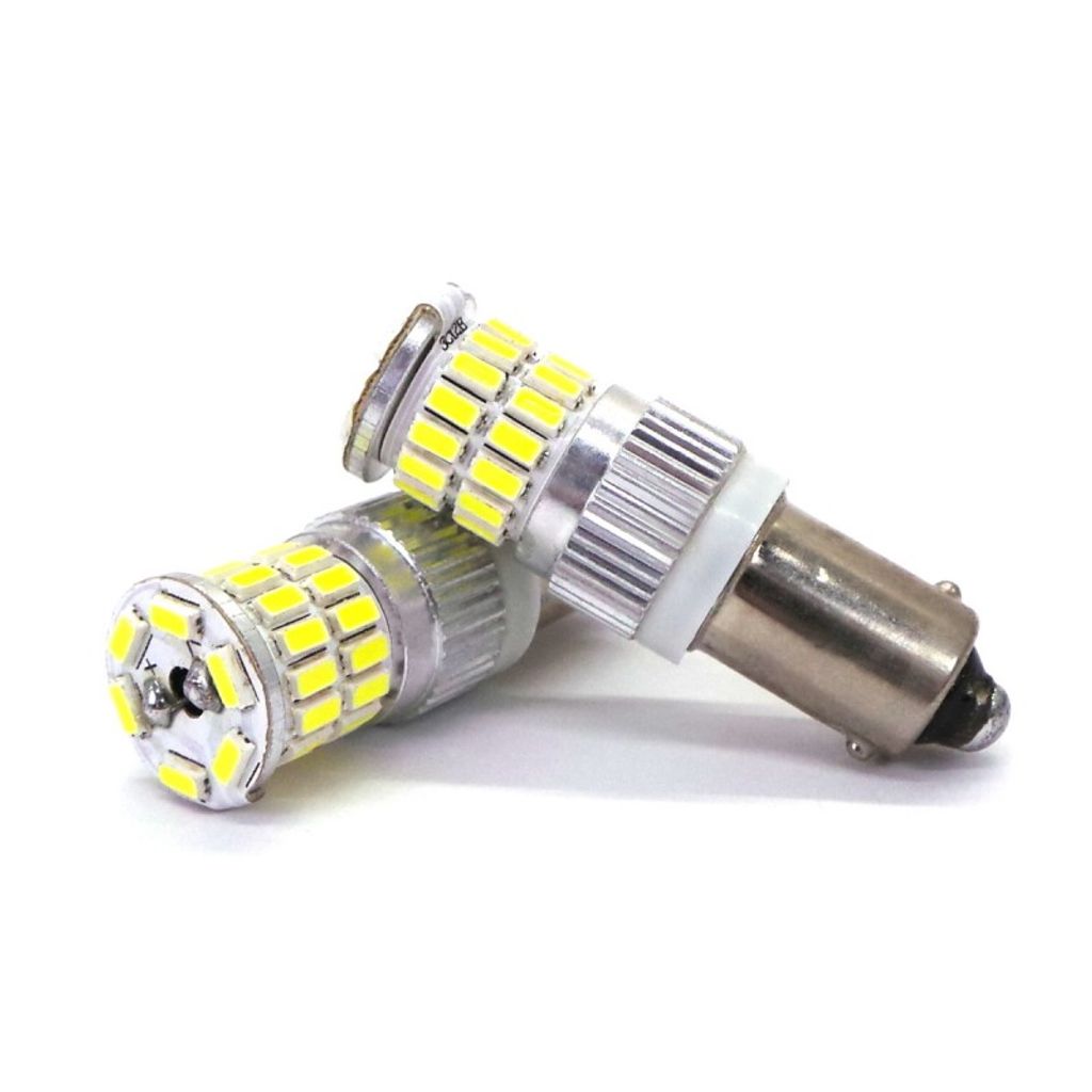 2 Stück H6W LED-Glühbirne BAX9S 12-24V CANBUS