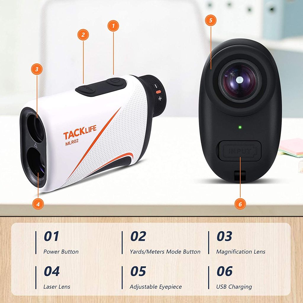TACKLIFE Golf Laser-Entfernungsmesser für Golf und Jagd Produktbild 4