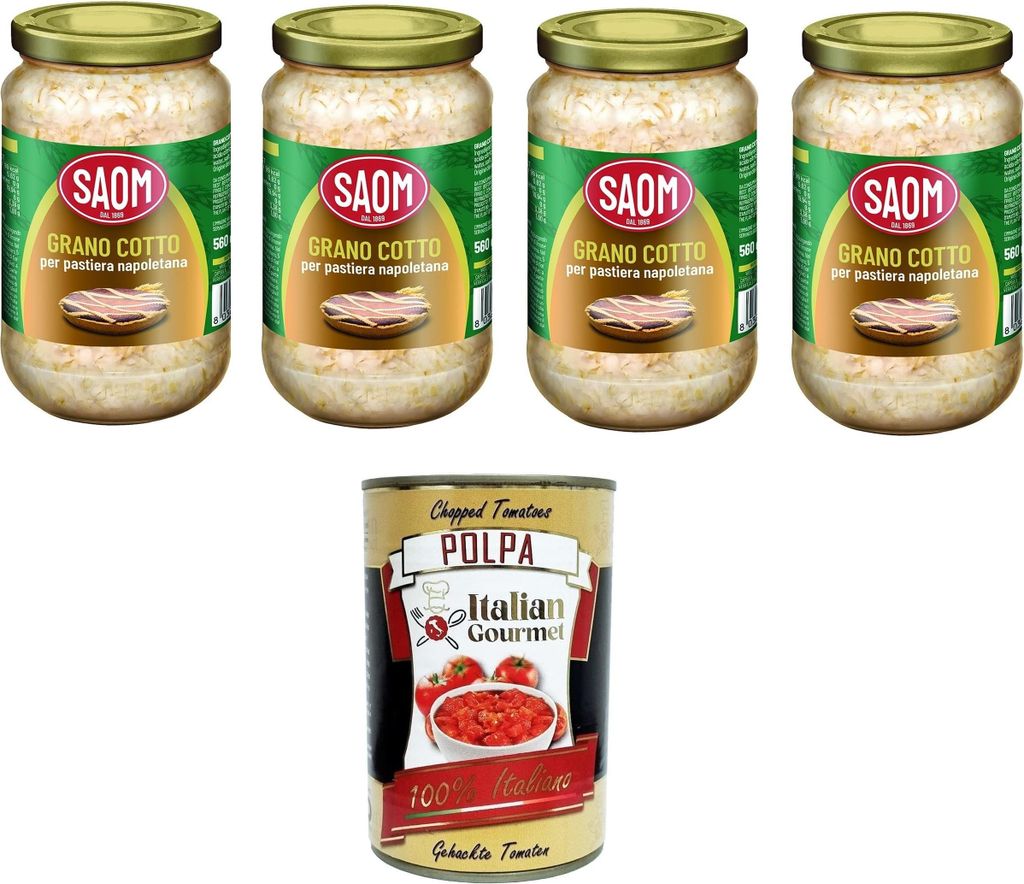 Saom Grano Cotto per Pastiera Napoletana gekochter Weizen Produktbild 