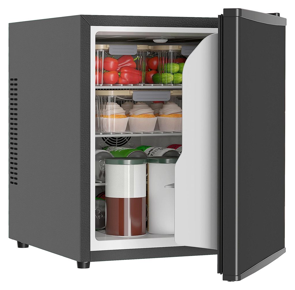 HOMCOM Mini chladnička 44 l – malá chladnička s Obrázok produktu 