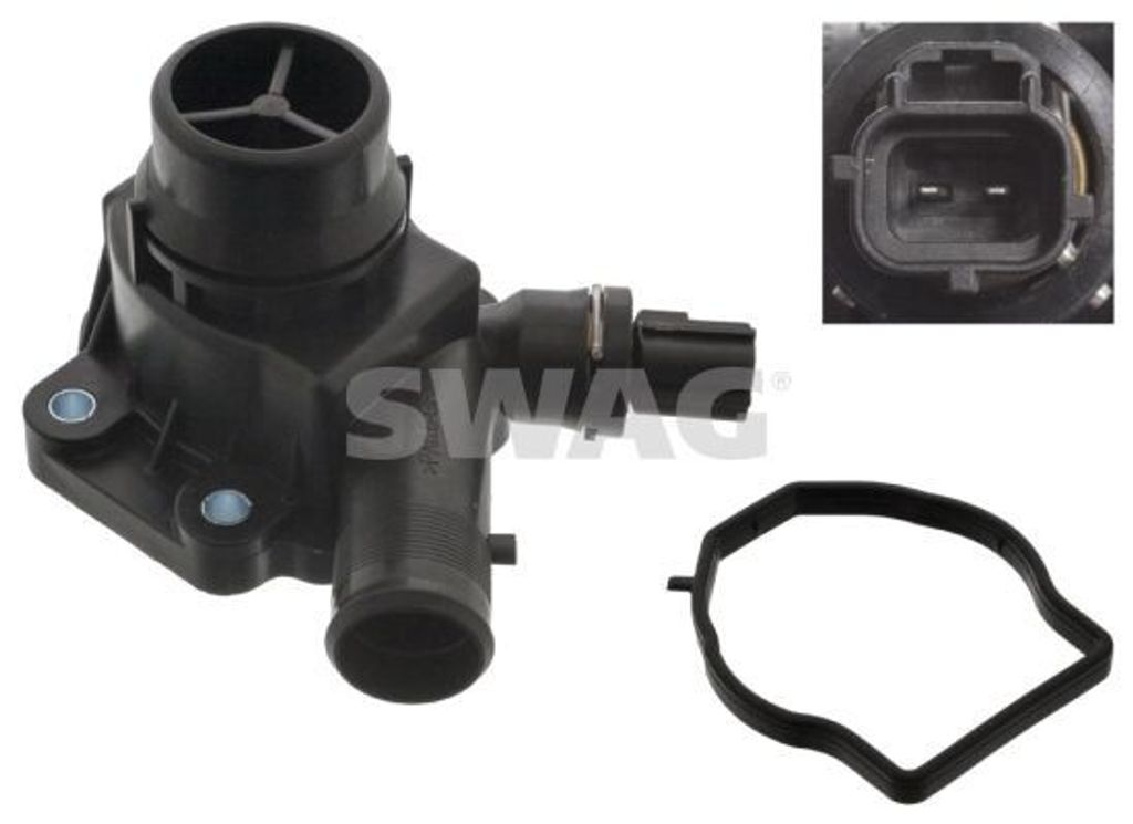 SWAG Thermostat Kühlmittel 90°C für VOLVO XC60 (156) für LAND ROVER Freelander 2 SUV (L359)
