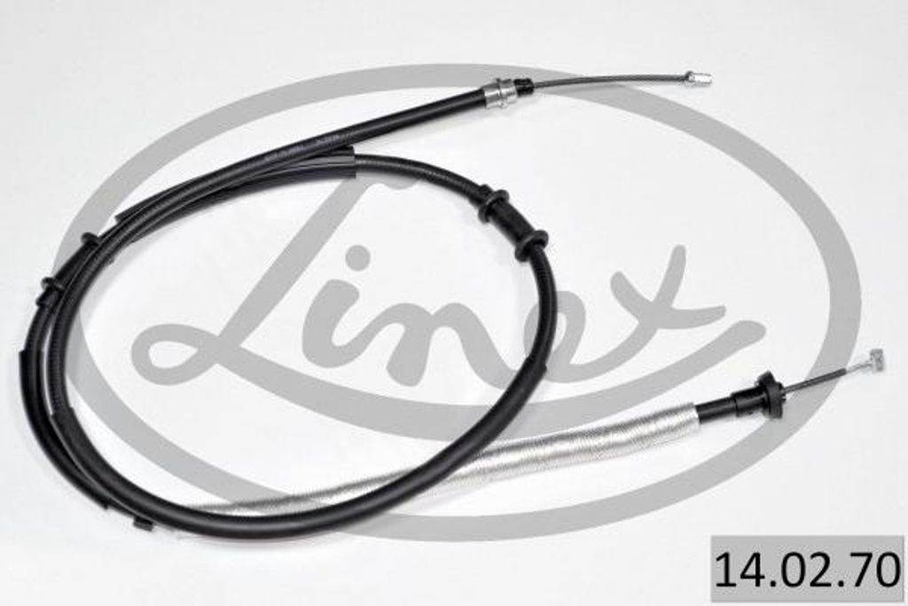 LINEX Handbremsseil Seilzug Feststellbremse für FIAT 500L (351, 352) Vorne Links Vorne Rechts 14.02.70