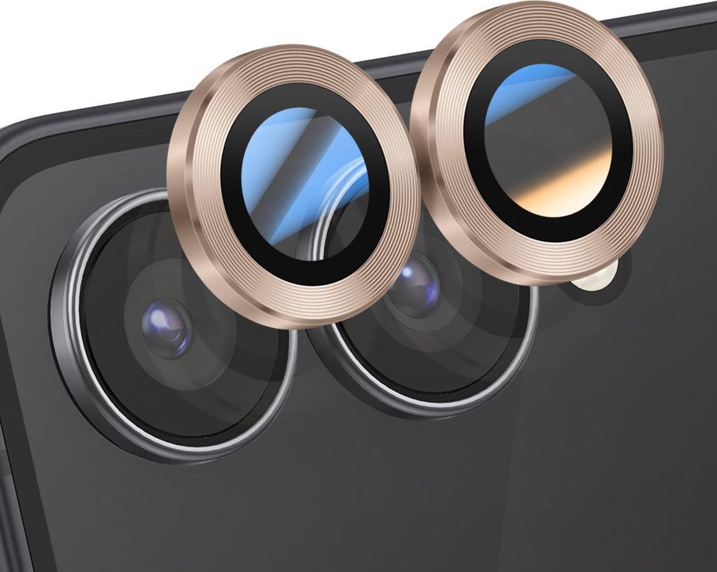 Enkay, Kamera-Objektivschutz Galaxy Z Flip 7 Doppel-Linse, Gold