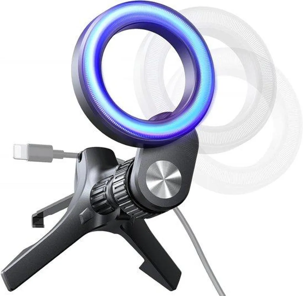 Support Magnétique iPhone pour Voiture Rotation 360° et Valve Ronde