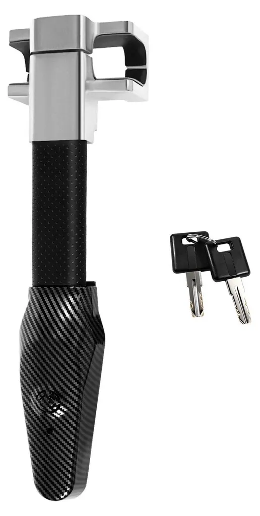 Antivol volant universel noir sirène 130 dB ultra puissante intégrée