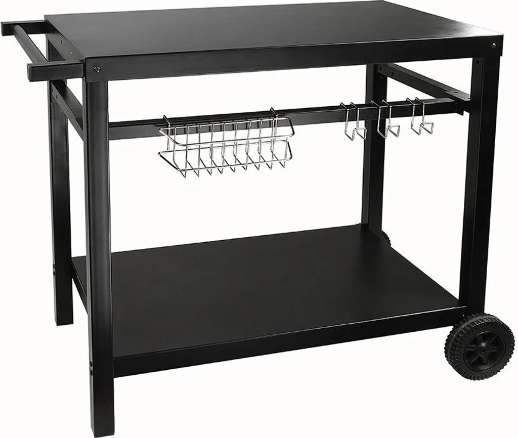 Carrello Cucina da Esterno Be Nomad GS130 | Nero Elegante con Ruote