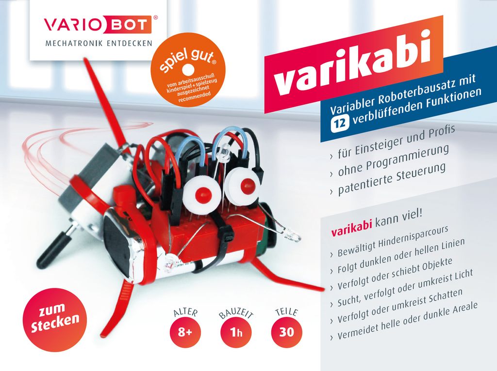 varikabi Der variable MiniBot als Steckbausatz Produktbild