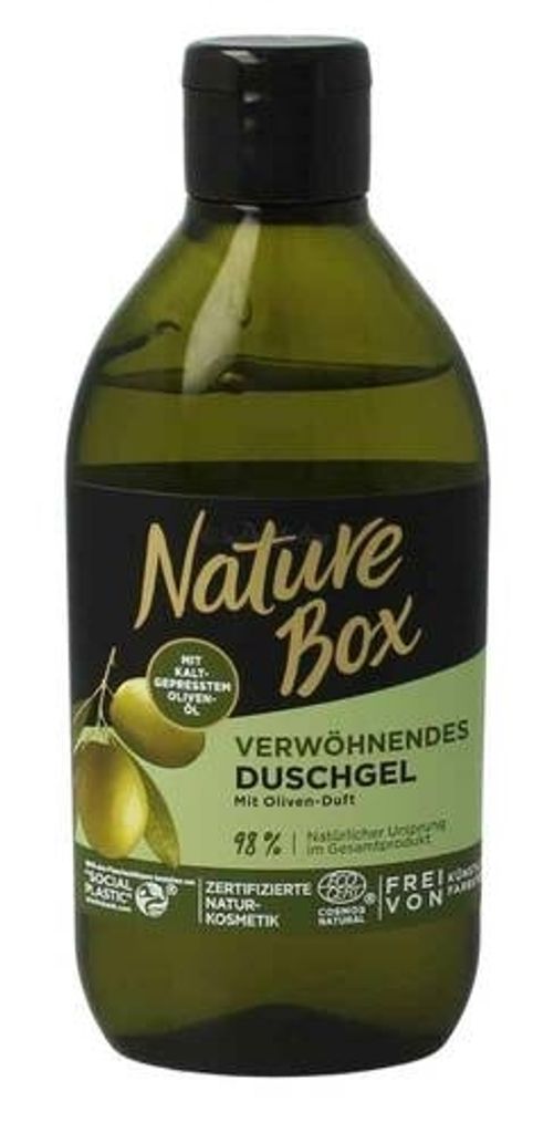 Nature Box, Żel pod prysznic, oliwka, 250ml (PRODUKT Z Obrázek produktu 