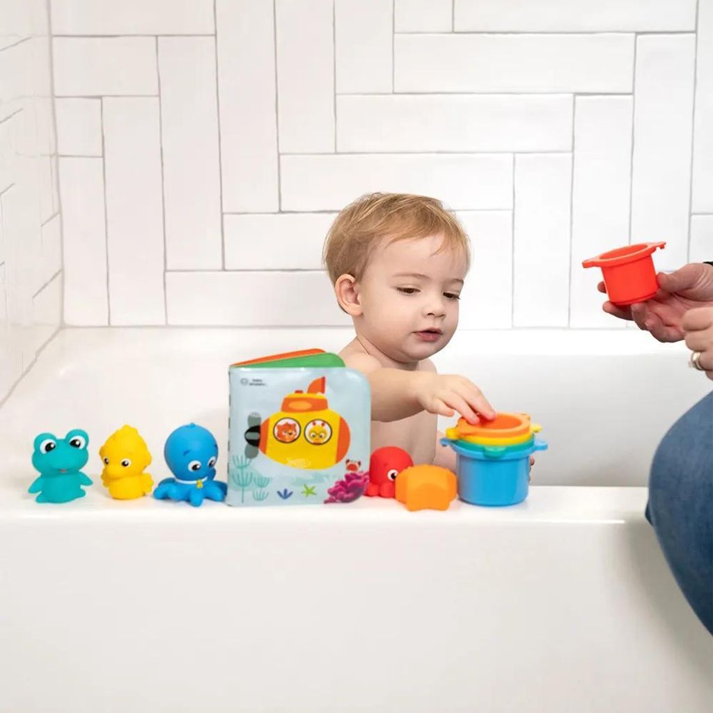 Baby Einstein Badespielzeug Opus Bath Pals 11-teiliges Badeset multicolor