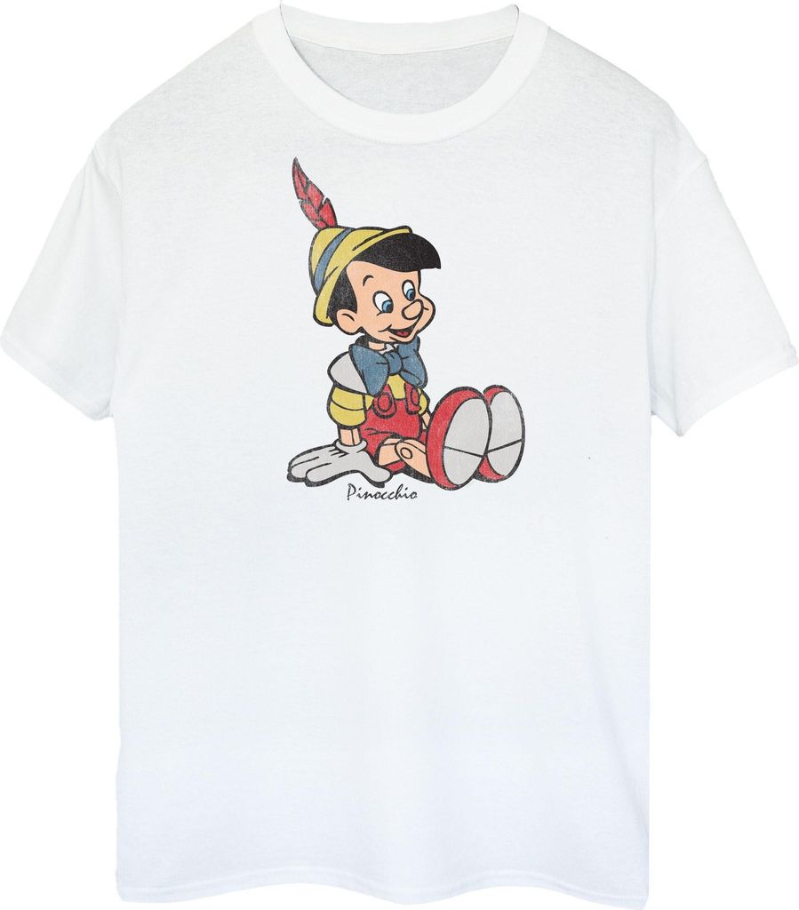 Pinocchio - "Classic" T-Shirt für Damen BI621 (3XL) (Weiß)