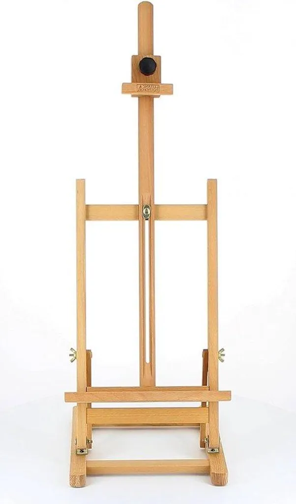 Support de toile réglable en métal noir robuste avec fixation table