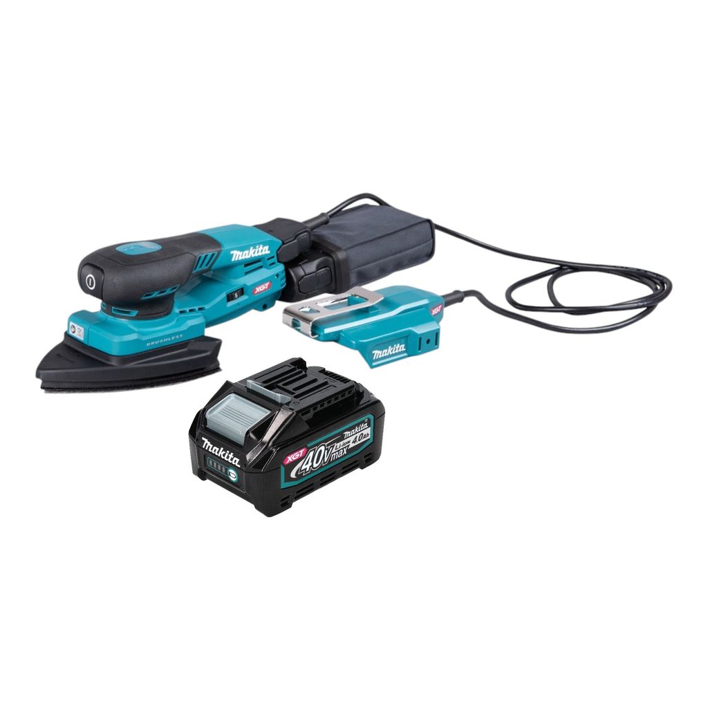Makita BO 006 CGM1 Akku Deltaschleifer 40 V max. 100 x 150 mm 3,0 mm Hub Brushless + 1x Akku 4,0 Ah - ohne Ladegerät