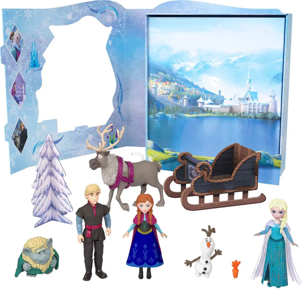 Set d'histoires La Reine des Neiges Disney : 10 pièces et accessoires