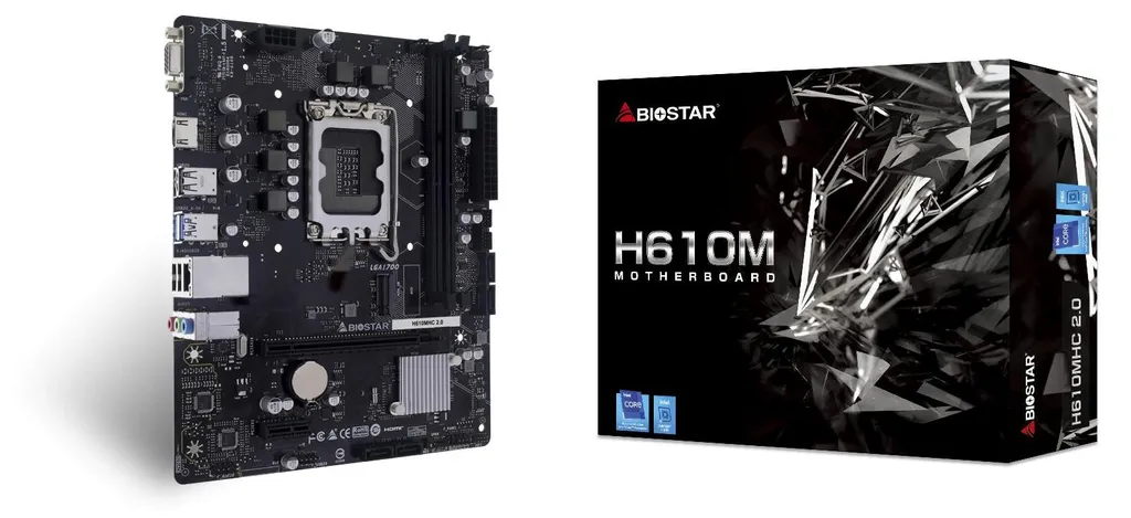 Biostar H610MHC 2.0 Réparez ou Améliorez votre PC Intel LGA 1700 mATX