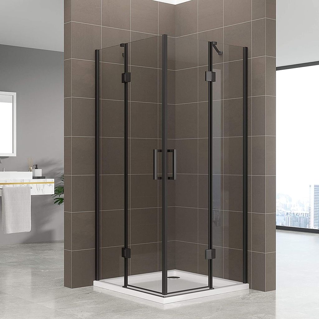 i-flair Duschkabine 90x95x190 cm Celine mit Eckeinstieg aus durchsichtigem ESG Sicherheitsglas DK73