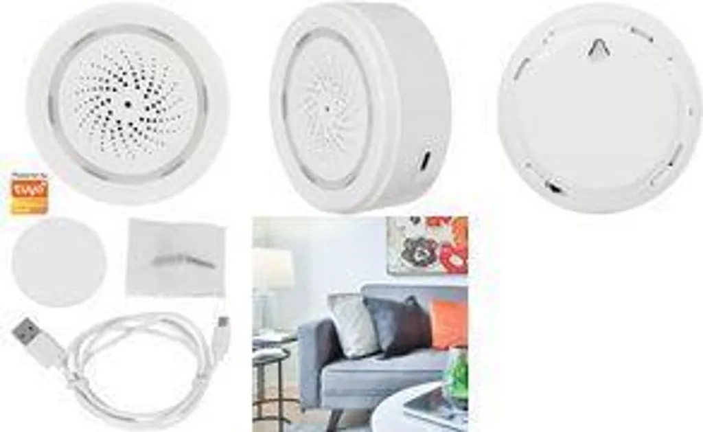 Alarme Sirène Connectée WiFi Logilink 110dB avec Notifications Mobile - 11