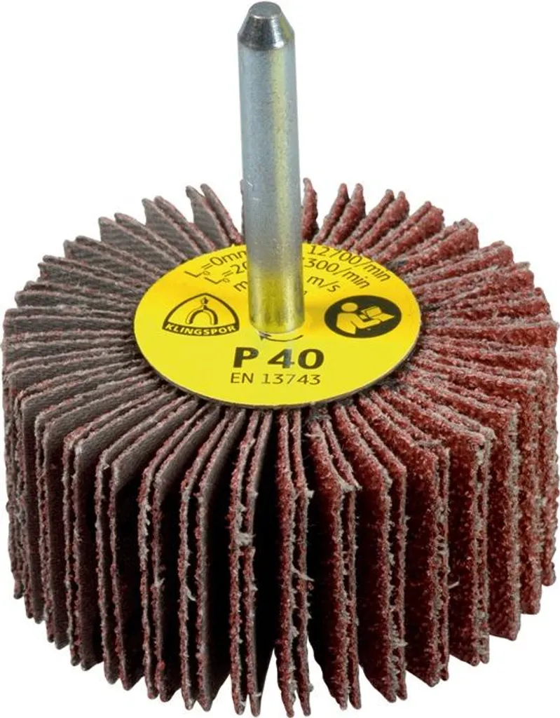 Mola Lamellare a Gambo 40x20mm P80 - Risolvi i Difetti di Saldatura Inox