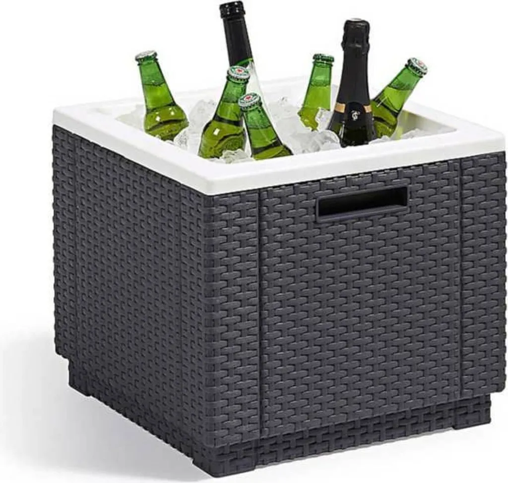 Sgabello Allibert Ice Cube con cool box, colore: grafite - 11