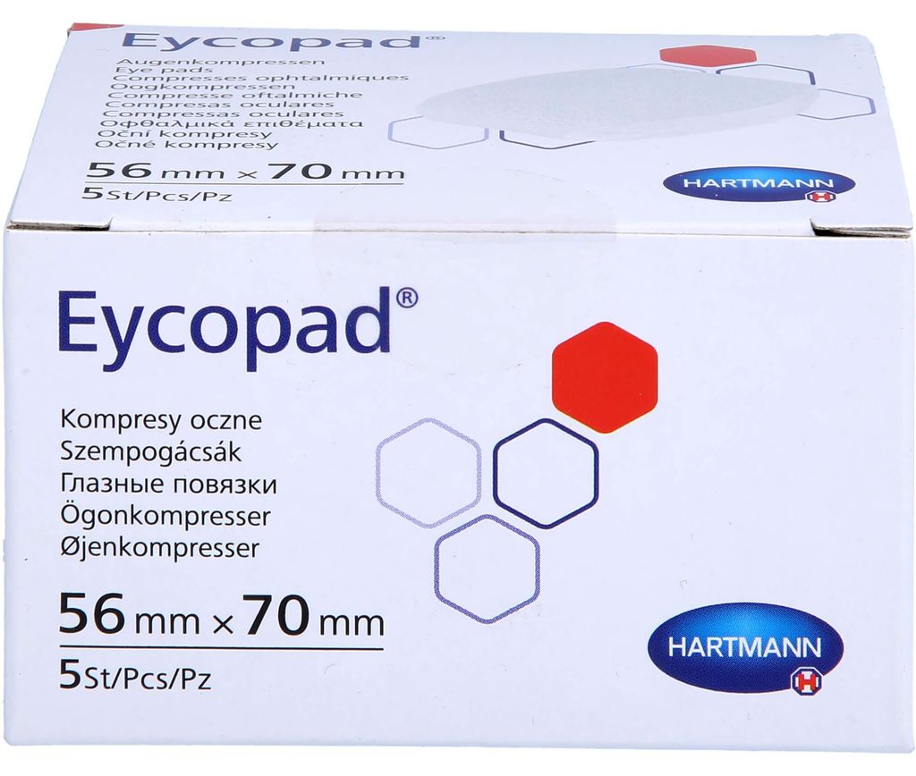 EYCOPAD AUGEN 56X70 UNSTER, 5 St KOM