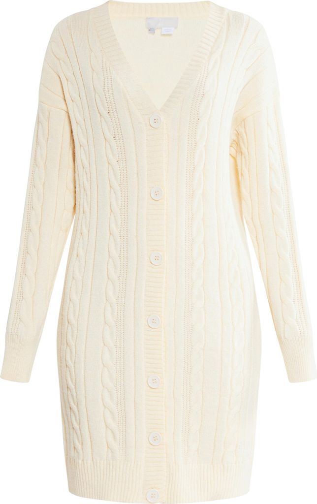 RISA damen lange strickjacke - creme, M/L