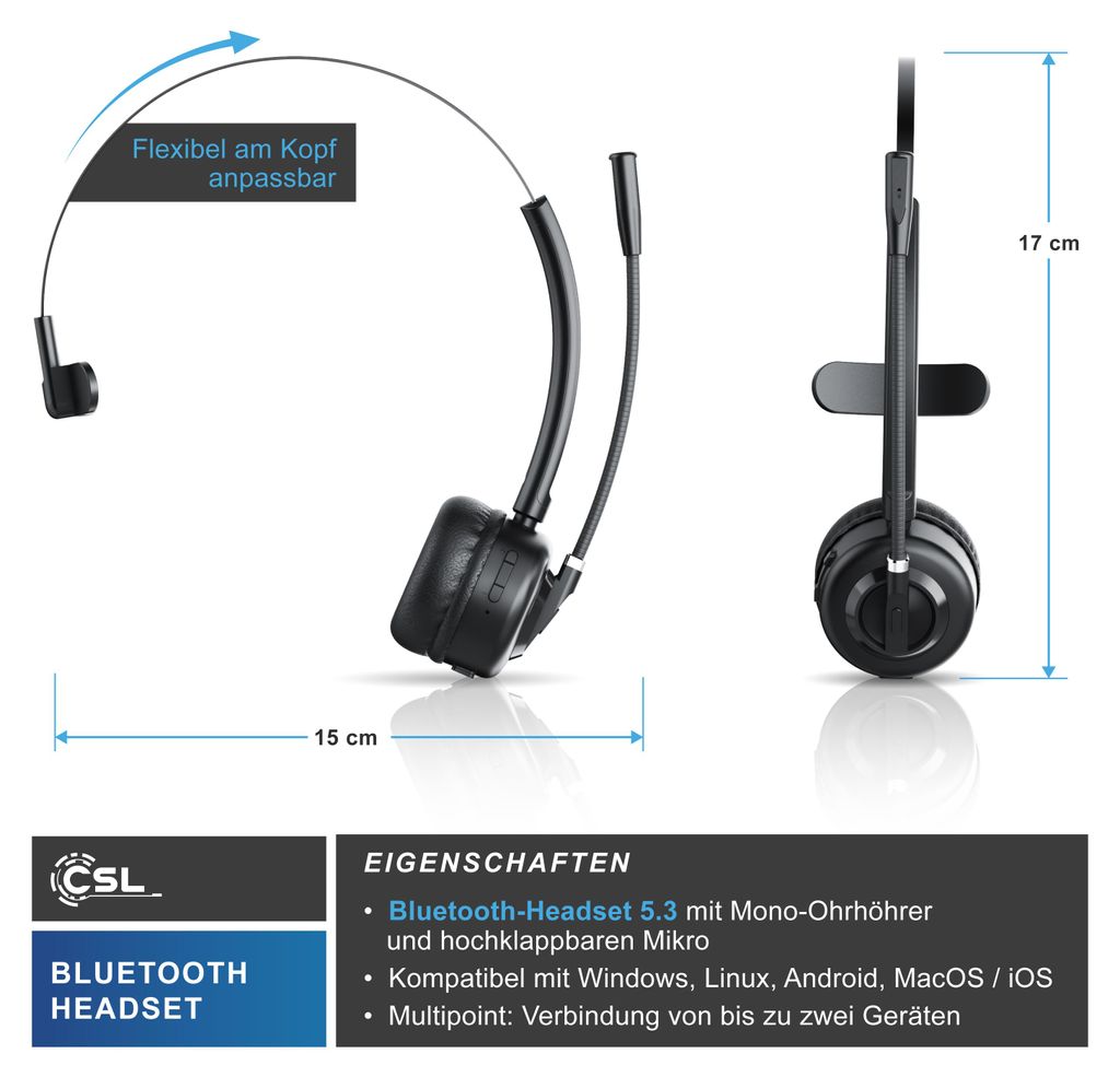 Sandberg 126-23 Office Headset günstig kaufen bei Huss Licht & Ton