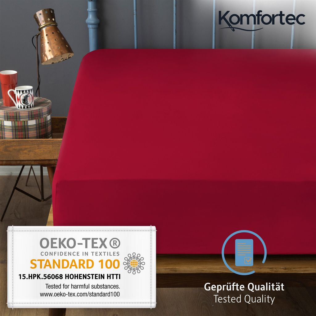 Komfortec Spannbettlaken 140x200 cm, Bettlaken Produktbild 7