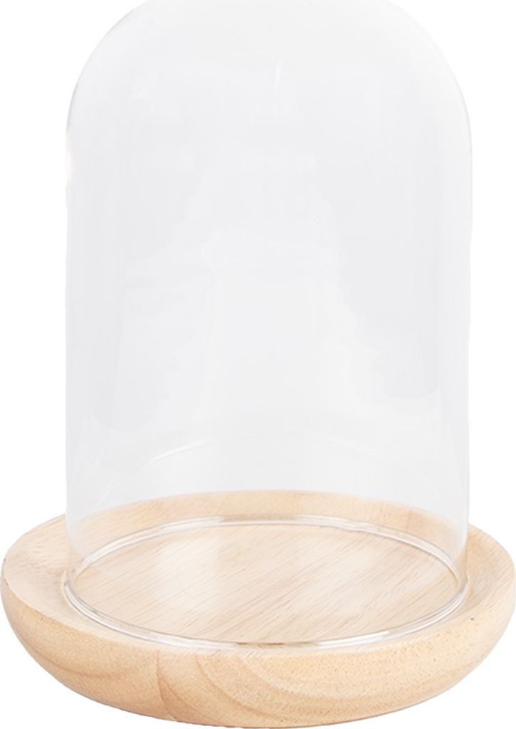 Clayre & Eef Glocke Ø 13x16 cm Braun Holz