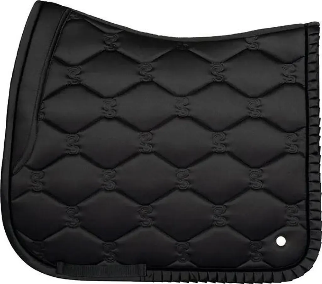 Tapis Dressage PS of Sweden Ruffle Noir : Confort du Garrot Taille Full